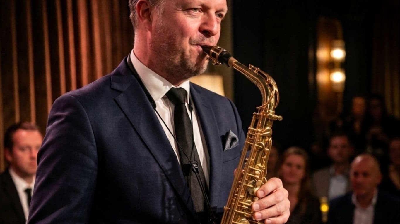 Live saxofoon Tomass Elten